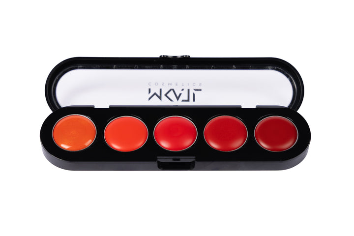 Paleta de 5 labiales