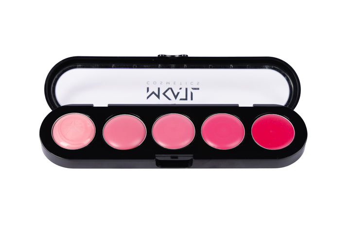 Paleta de 5 labiales